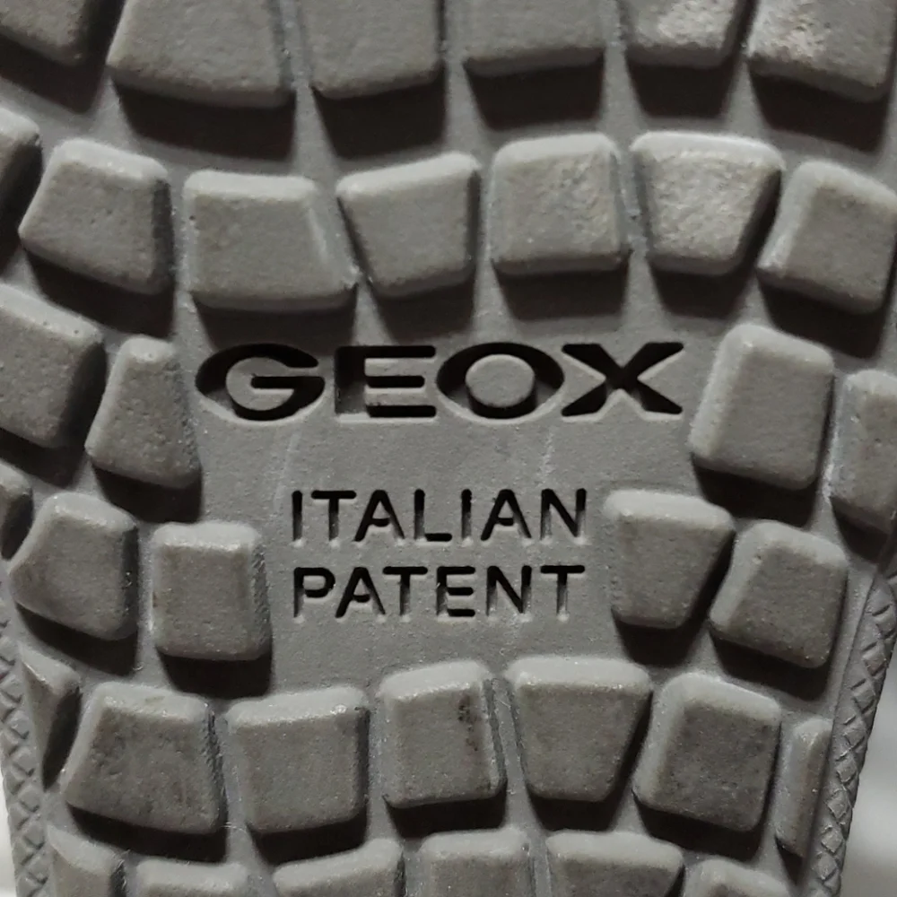 Geox grey platform suede snakeskin print sneakers